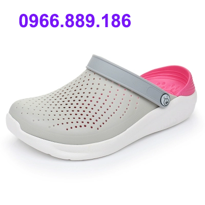 Crocs Nam Crocs Mùa Hè Mới Chống Trơn Trượt Thoáng Khí Chống Mùi Dép Đi Biển Lái Xe Giày Đi Biển Nam Bên Ngoài dép đep quai ngang dép quai ngang đế cao